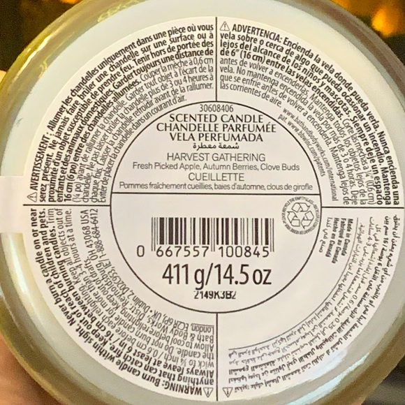 BBW Harvest Gathering 3 Wick Candle - Picture 3 of 4